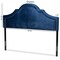 Baxton Studio Rita Royal Blue Velvet Upholstered Full Size Headboard 155-9336 - alternate 5